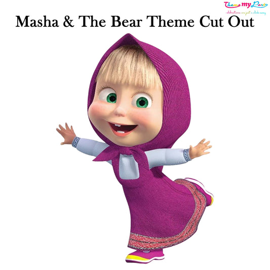 Masha & Bear Theme Birthday Party Cutout