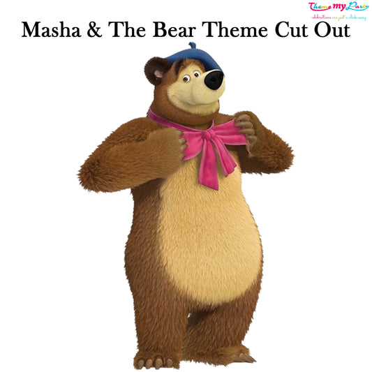 Masha & Bear Theme Birthday Party Cutout