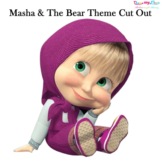 Masha & Bear Theme Birthday Party Cutout