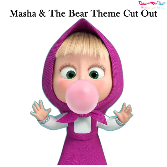 Masha & Bear Theme Birthday Party Cutout
