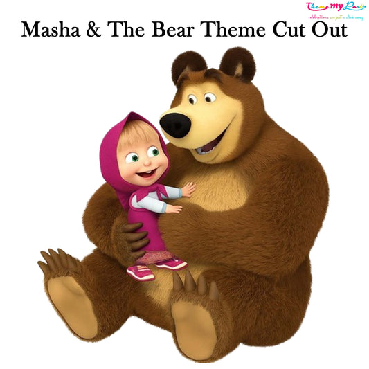 Masha & Bear Theme Birthday Party Cutout