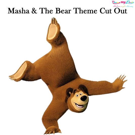 Masha & Bear Theme Birthday Party Cutout