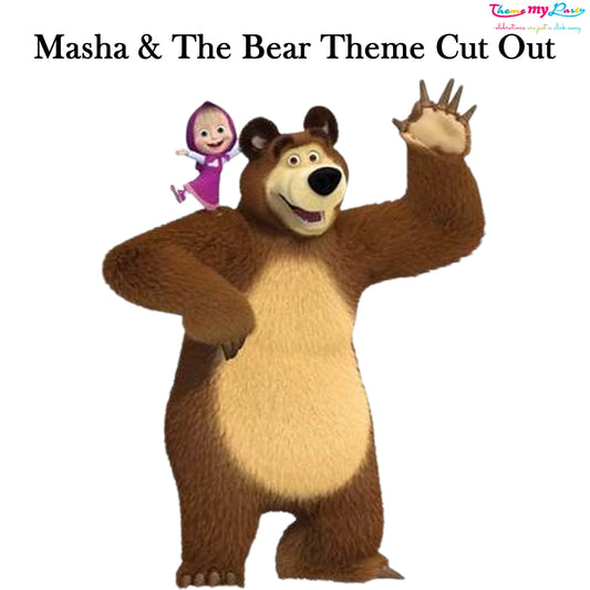 Masha & Bear Theme Birthday Party Cutout