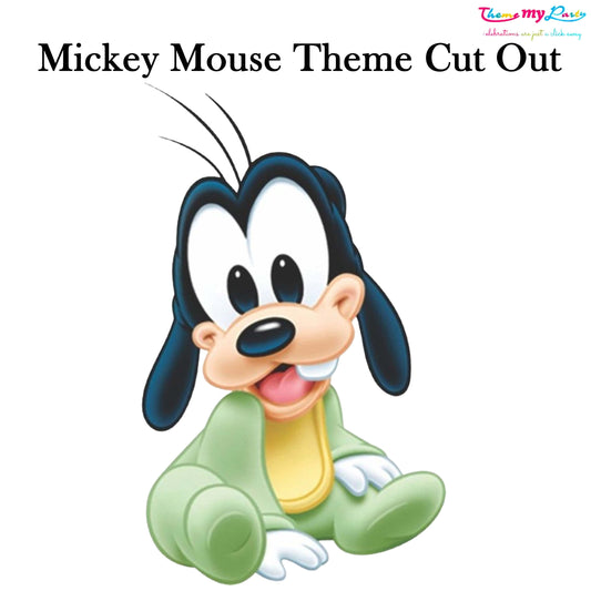 Mickey Theme Birthday Party Cutout
