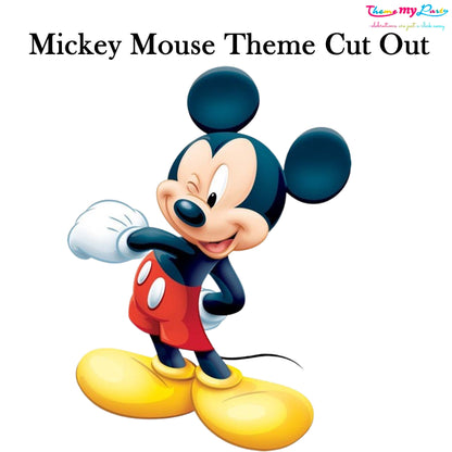 Mickey Theme Birthday Party Cutout