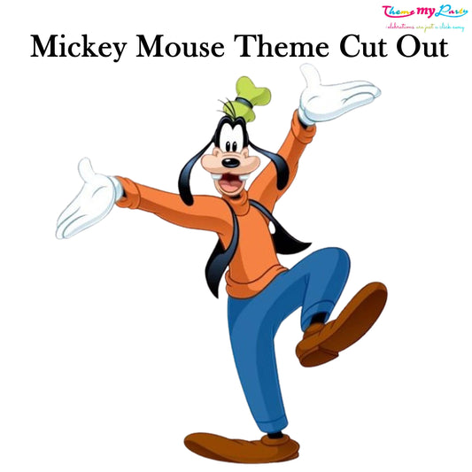 Mickey Theme Birthday Party Cutout