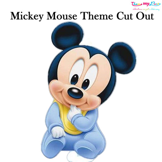 Mickey Theme Birthday Party Cutout