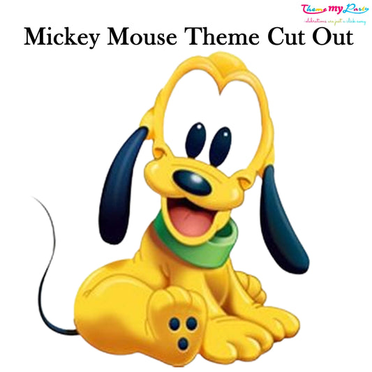 Mickey Theme Birthday Party Cutout