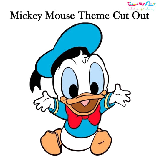 Mickey Theme Birthday Party Cutout