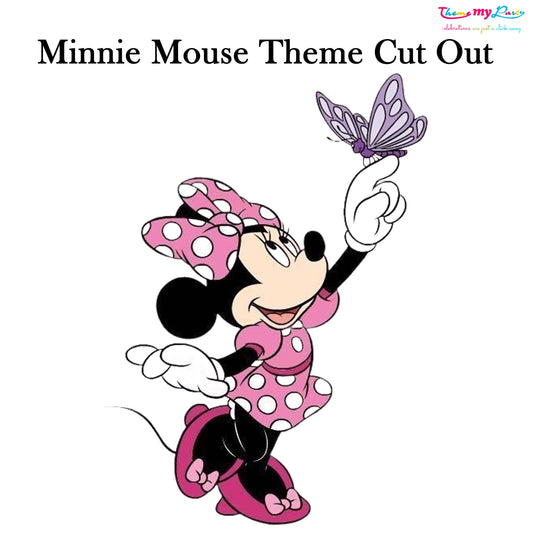Minnie Theme Birthday Party Cutout