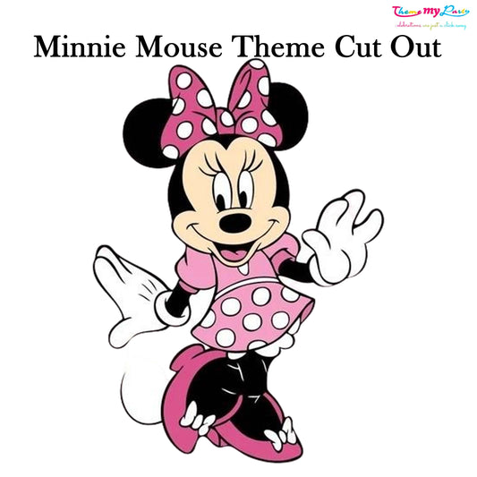 Minnie Theme Birthday Party Cutout