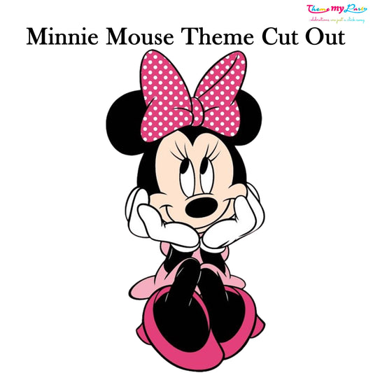 Minnie Theme Birthday Party Cutout