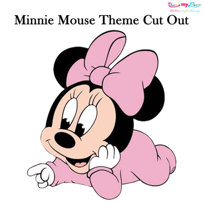 Minnie Theme Birthday Party Cutout