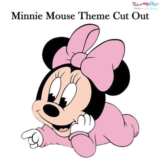 Minnie Theme Birthday Party Cutout