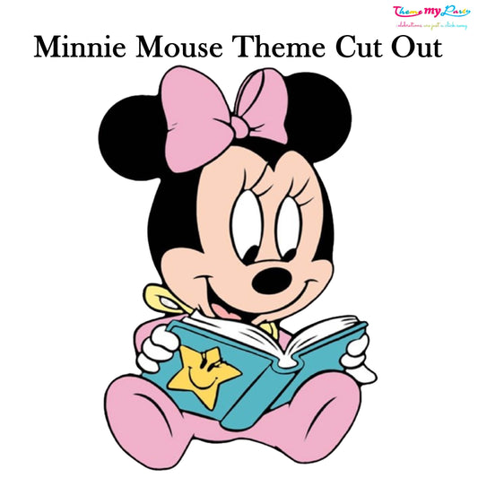 Minnie Theme Birthday Party Cutout