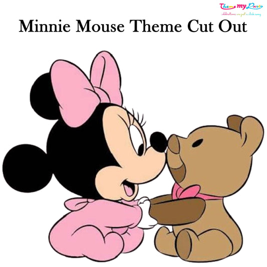 Minnie Theme Birthday Party Cutout
