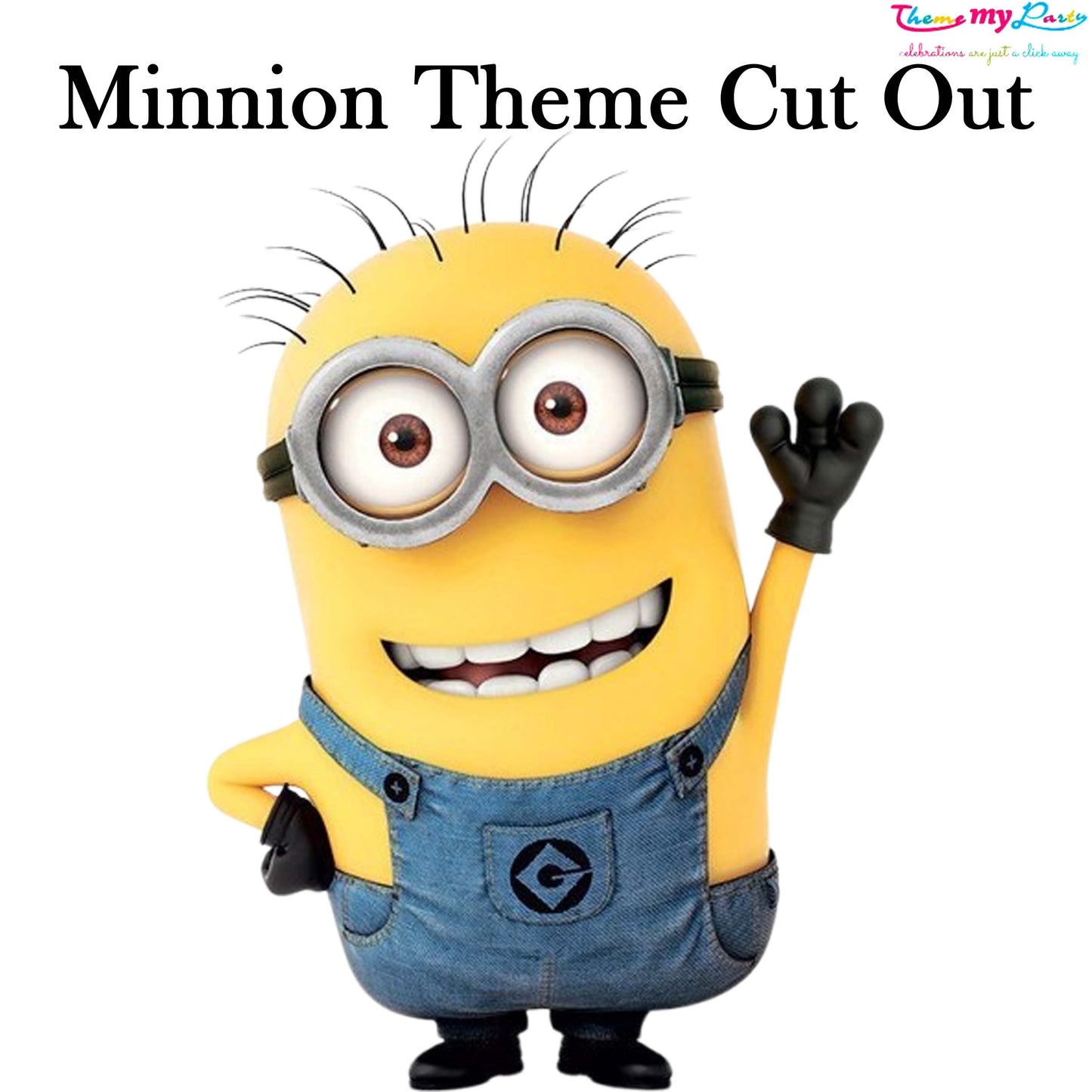 Minnion Theme Birthday Party Cutout