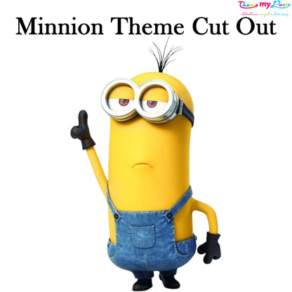 Minnion Theme Birthday Party Cutout