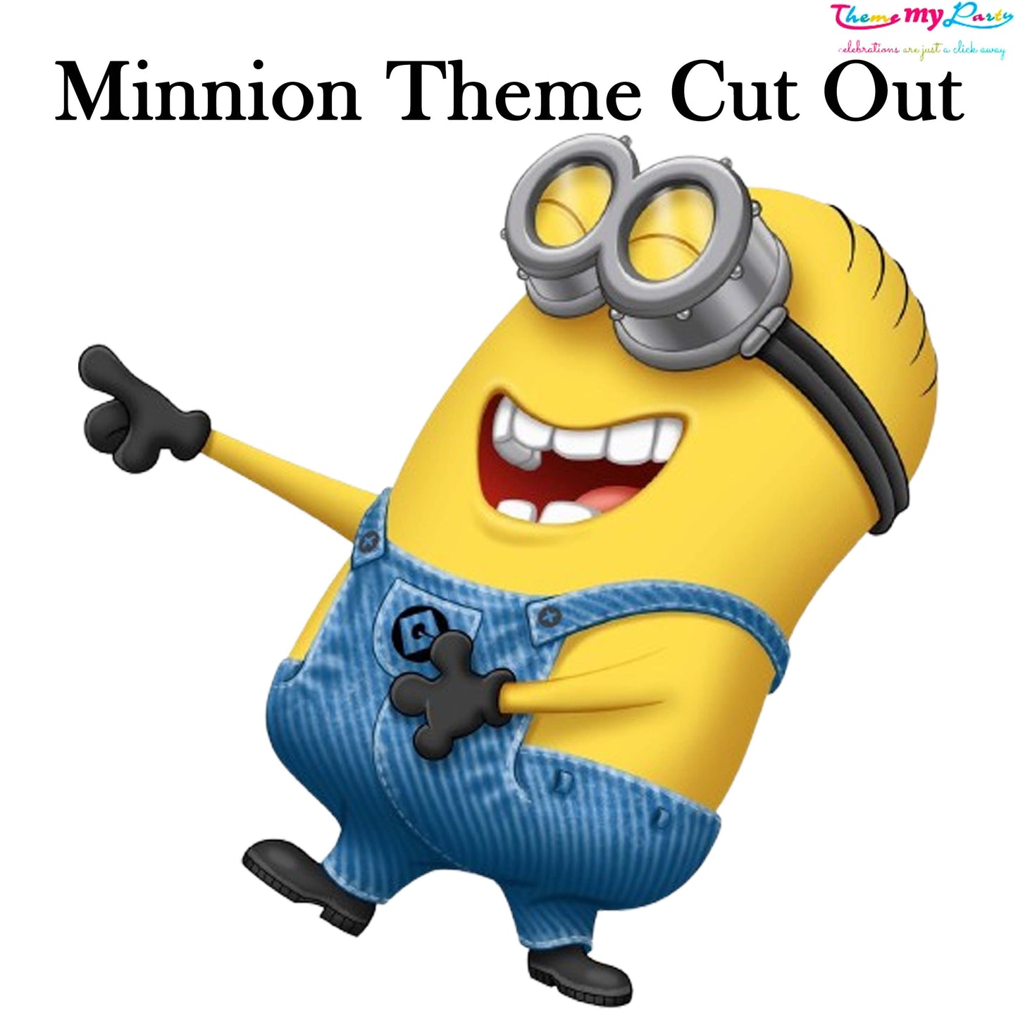 Minnion Theme Birthday Party Cutout