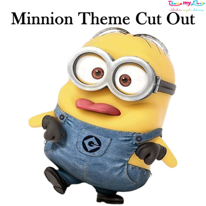 Minnion Theme Birthday Party Cutout