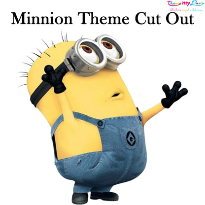 Minnion Theme Birthday Party Cutout