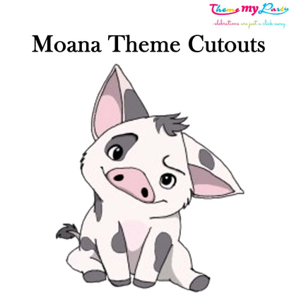 Moana Theme Birthday Party Cutout