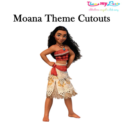 Moana Theme Birthday Party Cutout