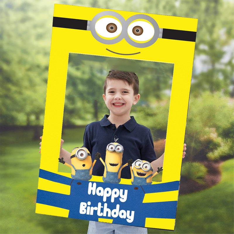 Minnion Theme Birthday Party Selfie Photo Booth Frame