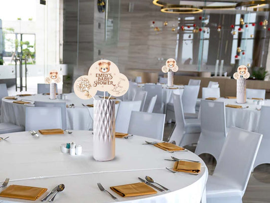 We Can Bearly Wait Party Table Toppers for Decoration 
