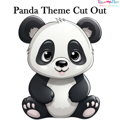 Panda Theme Birthday Party Cutout