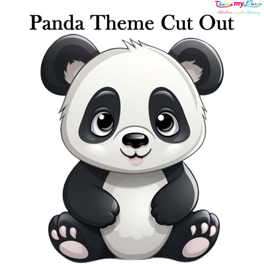 Panda Theme Birthday Party Cutout