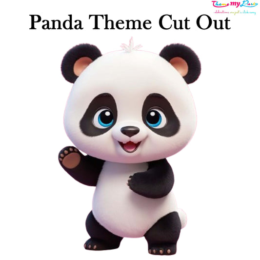 Panda Theme Birthday Party Cutout