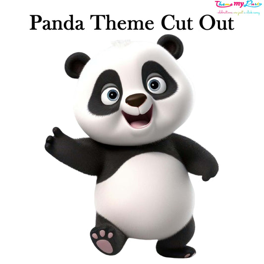 Panda Theme Birthday Party Cutout