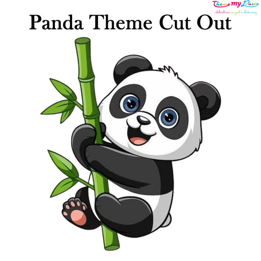 Panda Theme Birthday Party Cutout