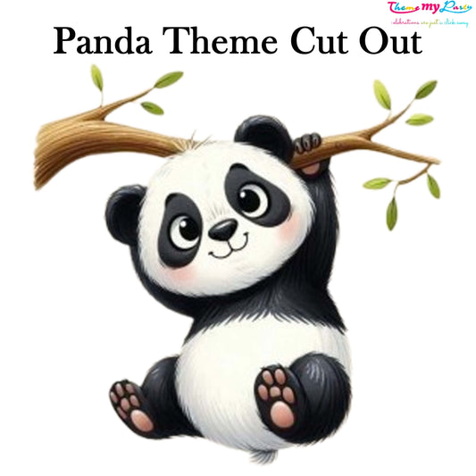 Panda Theme Birthday Party Cutout