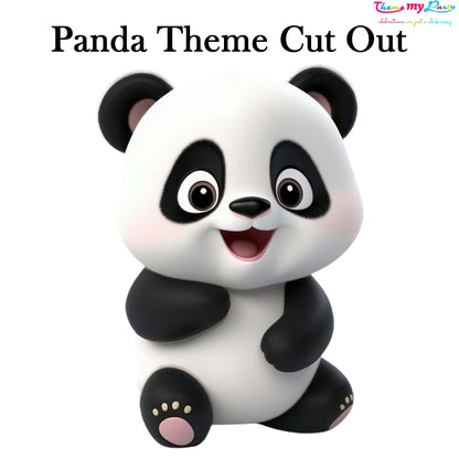 Panda Theme Birthday Party Cutout