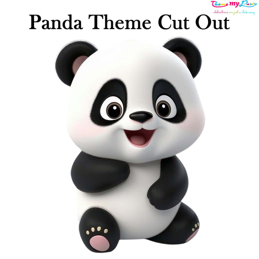 Panda Theme Birthday Party Cutout