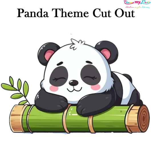 Panda Theme Birthday Party Cutout