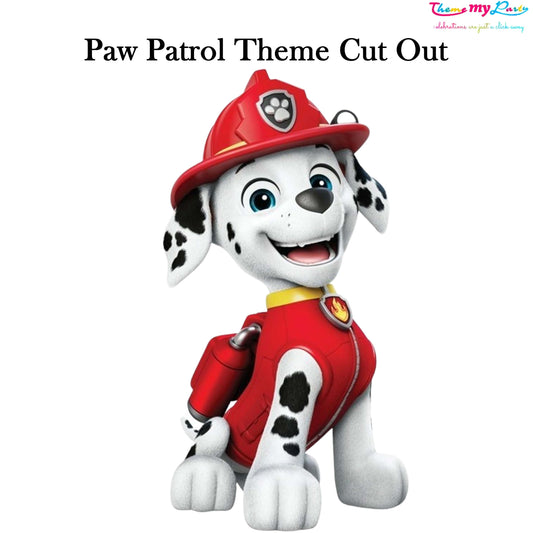 Paw Patrol Theme Birthday Party Cutout