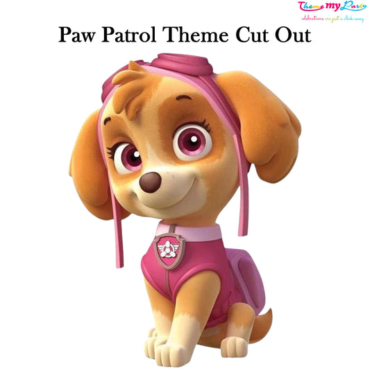 Paw Patrol Theme Birthday Party Cutout