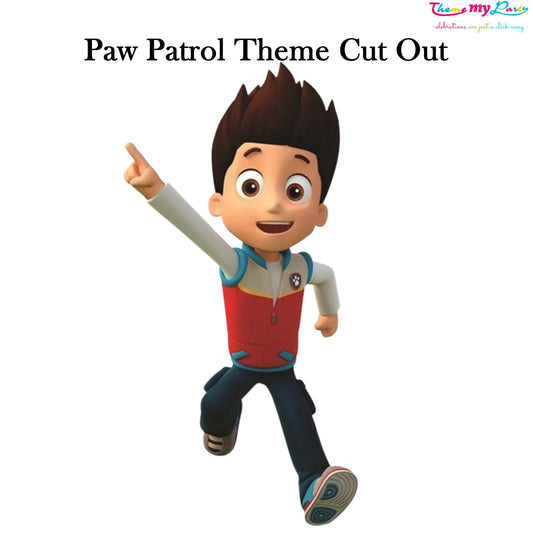 Paw Patrol Theme Birthday Party Cutout