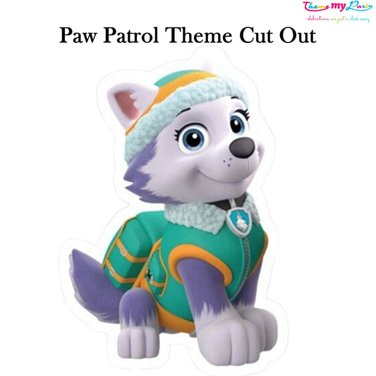 Paw Patrol Theme Birthday Party Cutout
