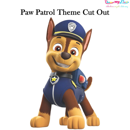 Paw Patrol Theme Birthday Party Cutout