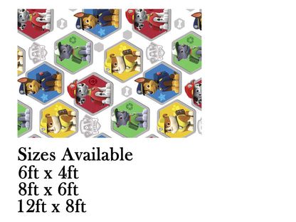 Paw Patrol Theme Birthday Cake Table Cover