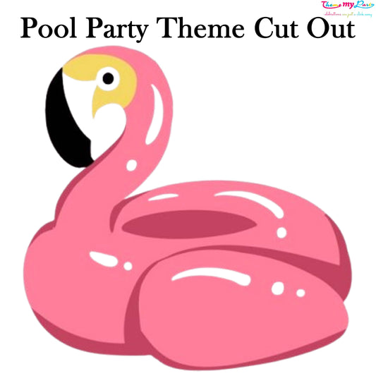 Pool Party Theme Birthday Party Cutout