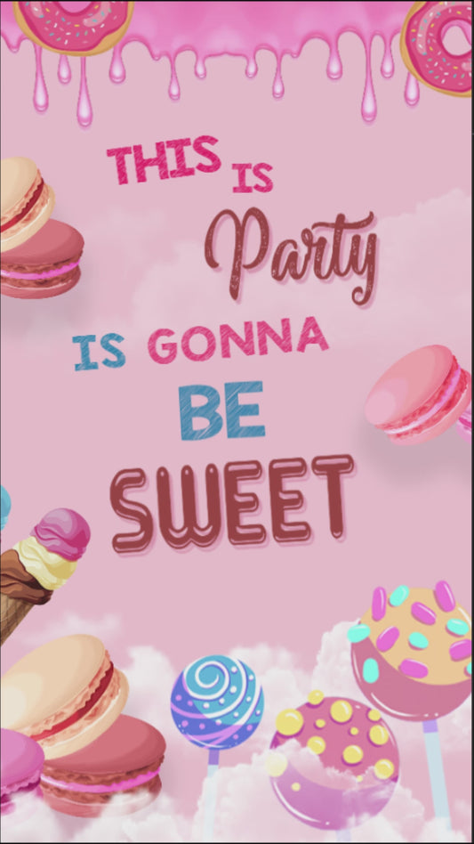 Two Sweet Video invitation - For Digital