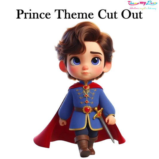 Prince Theme Birthday Party Cutout