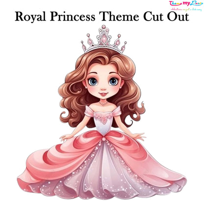 Princess Theme Birthday Party Cutout