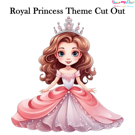 Princess Theme Birthday Party Cutout