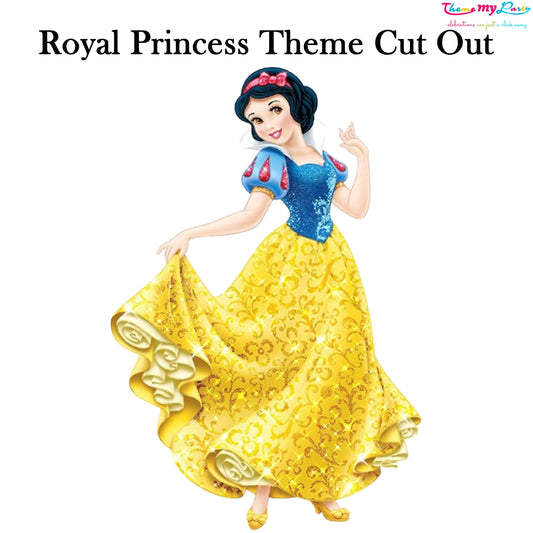 Princess Theme Birthday Party Cutout